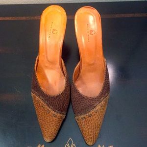 Chiarini Heels Suede Very Beautiful Size 9